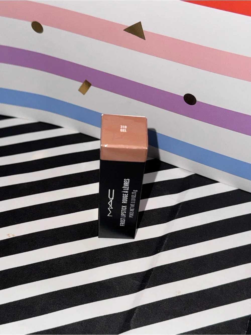 NIB NWT Brand New Full Size MAC Frost LIPSTICK 310 GEL Metallic Beige
